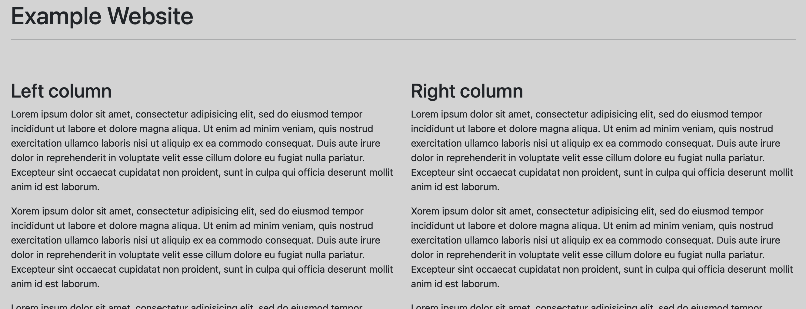 scroll columns