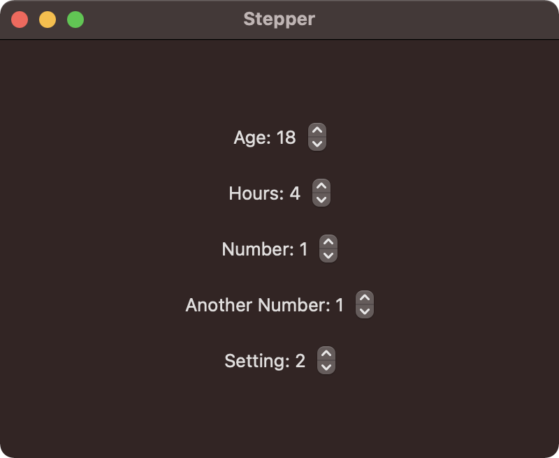 stepper