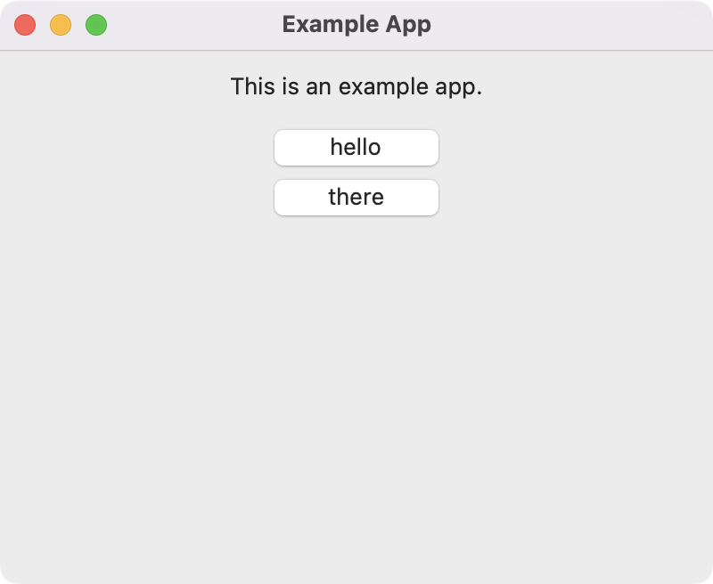 basic tkinter app