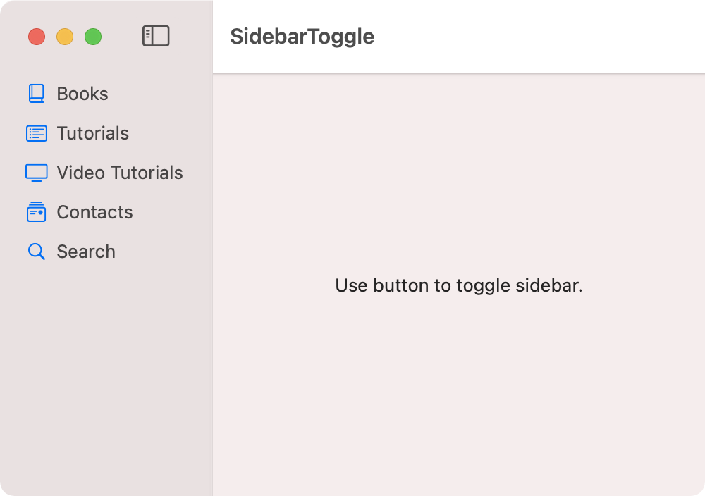 sidebar toggle