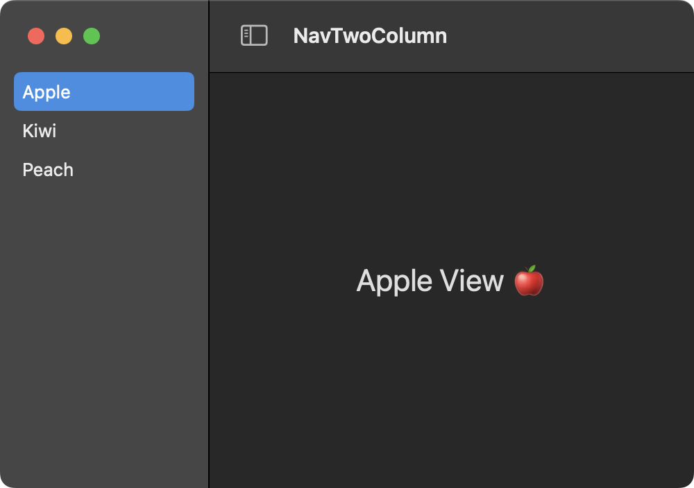 two column navsplit