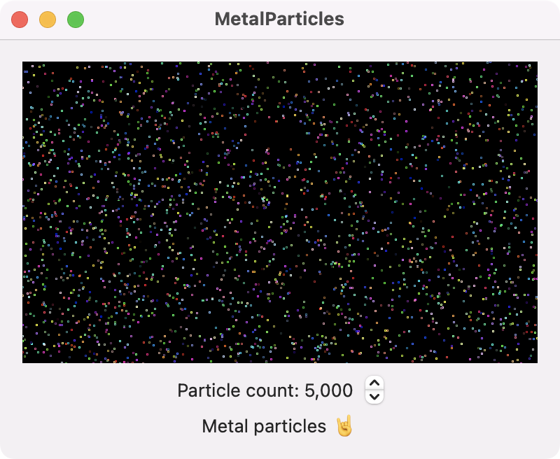 metal particles